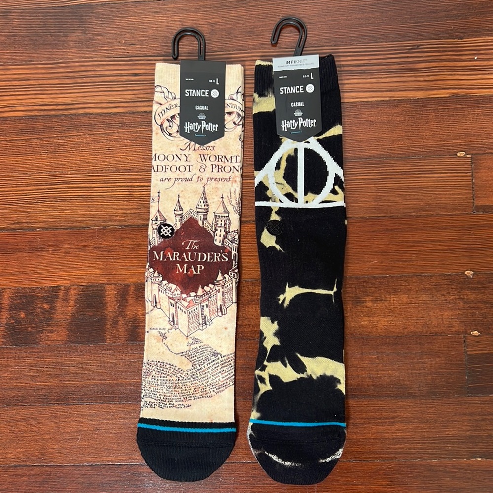 Stance NWT Harry Potter crew socks men’s large